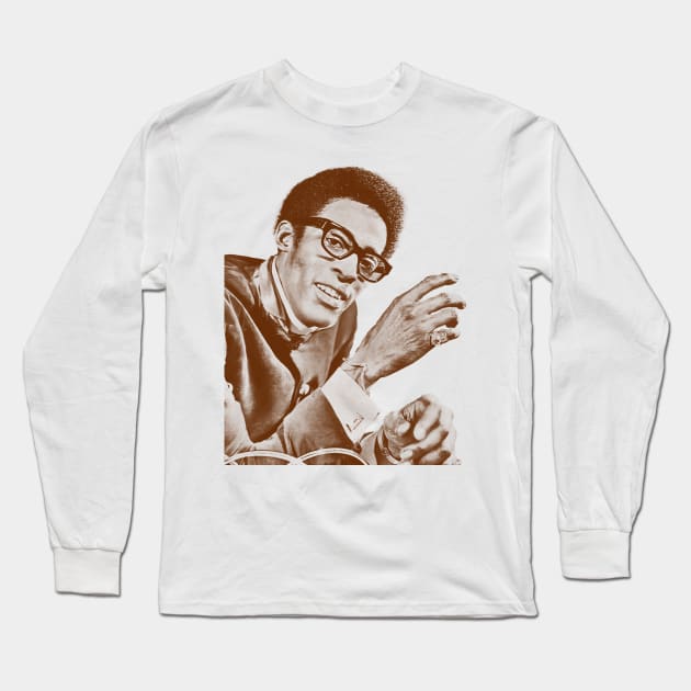 David Ruffin ~ Retro Vintage Sketches Long Sleeve T-Shirt by NMAX HERU